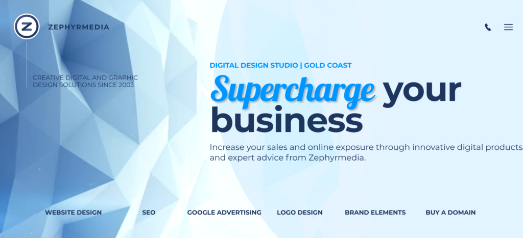 Zephyrmedia homepage