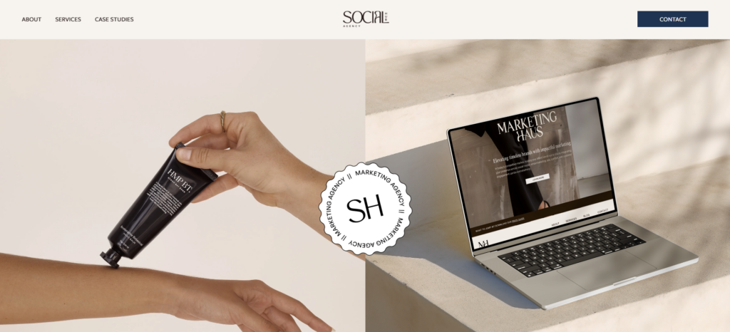 Social Hub Agency homepage