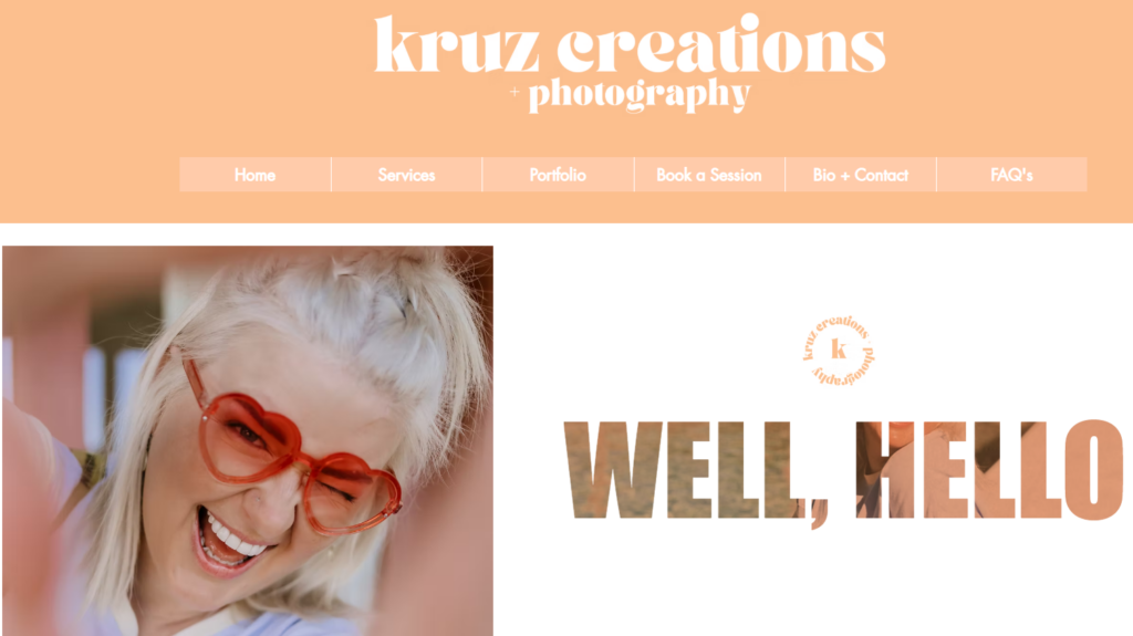 Kruz Creations homepage